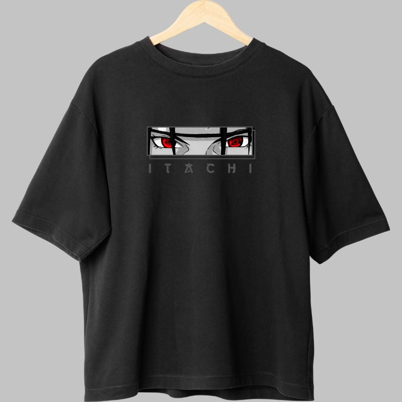 Tricou Naruto Itachi Uchiha Susanoo In Flames negru fata