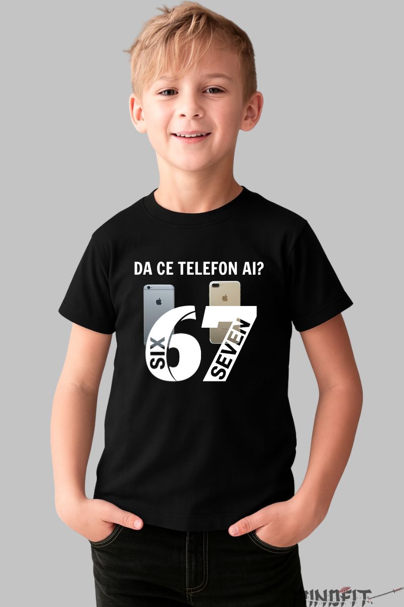 Tricou Amuzant Copil – Iphone Six Seven