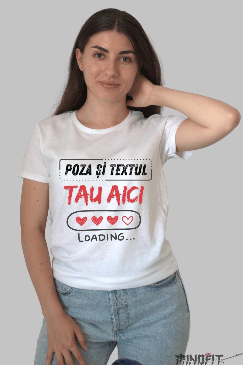 Tricou Personalizat Cu Poza Si Textul Tau