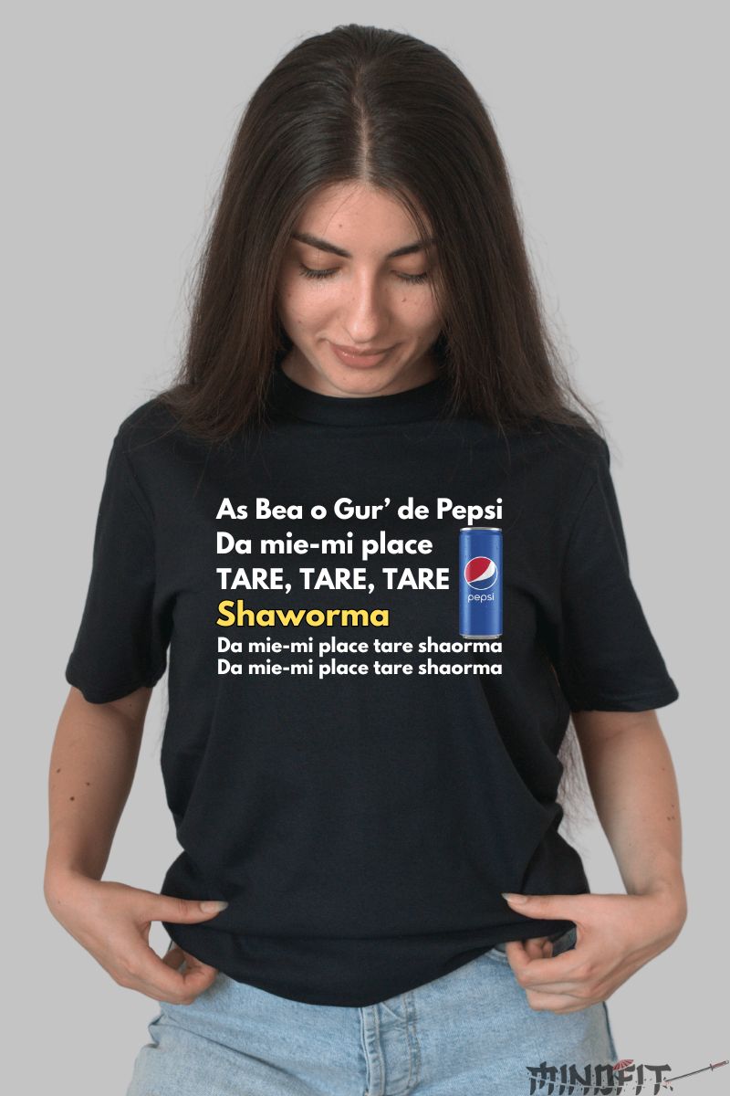 Tricou Amuzant Viral "Shaorma"