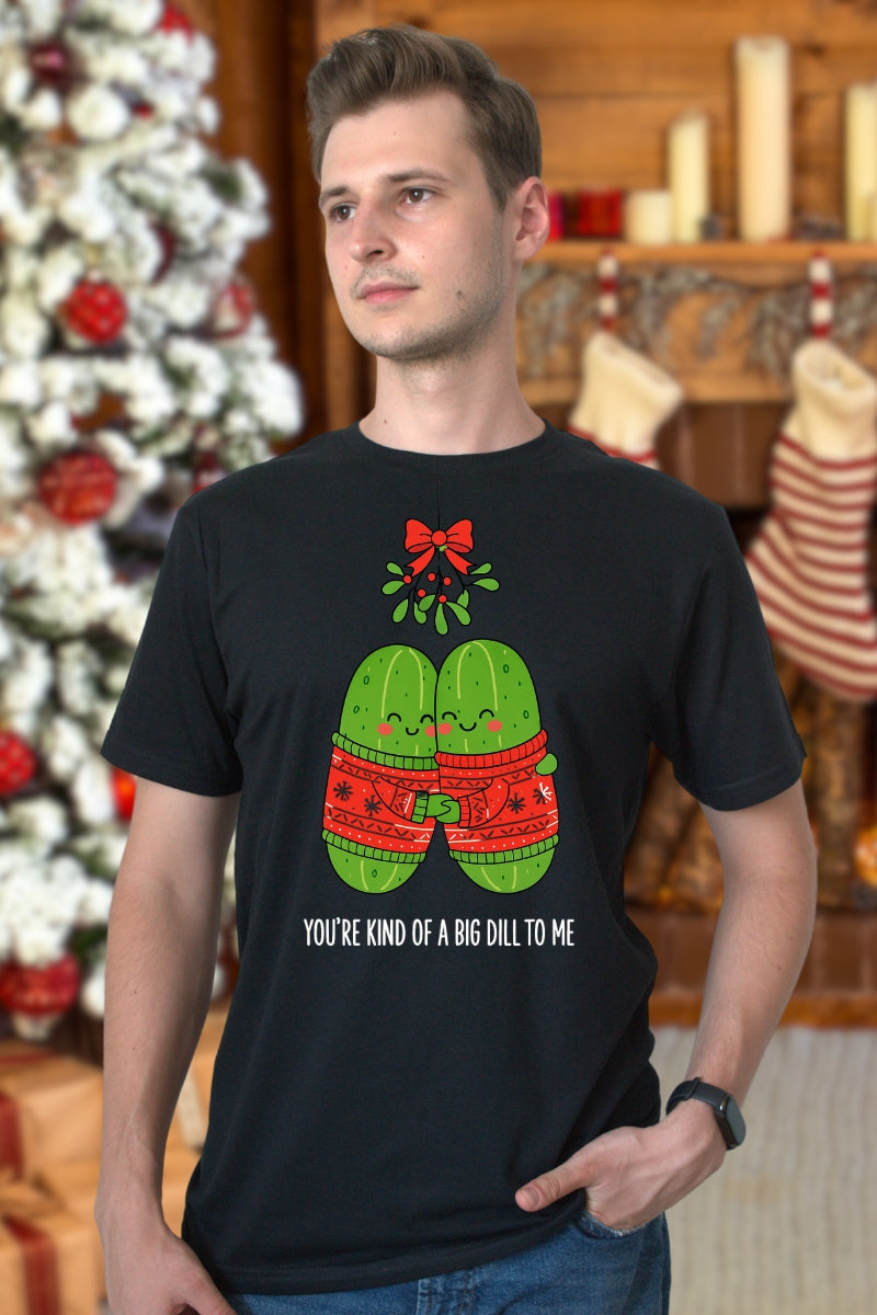 Set Tricouri Cuplu Pickles Love barbat negru