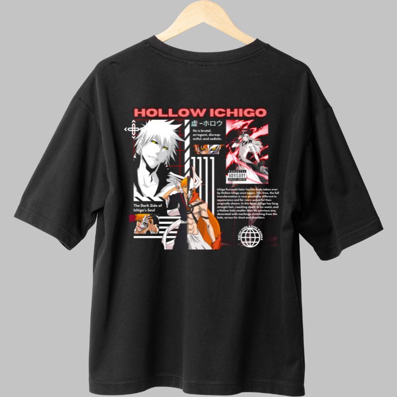 Tricou Anime Bleach Negru Fata