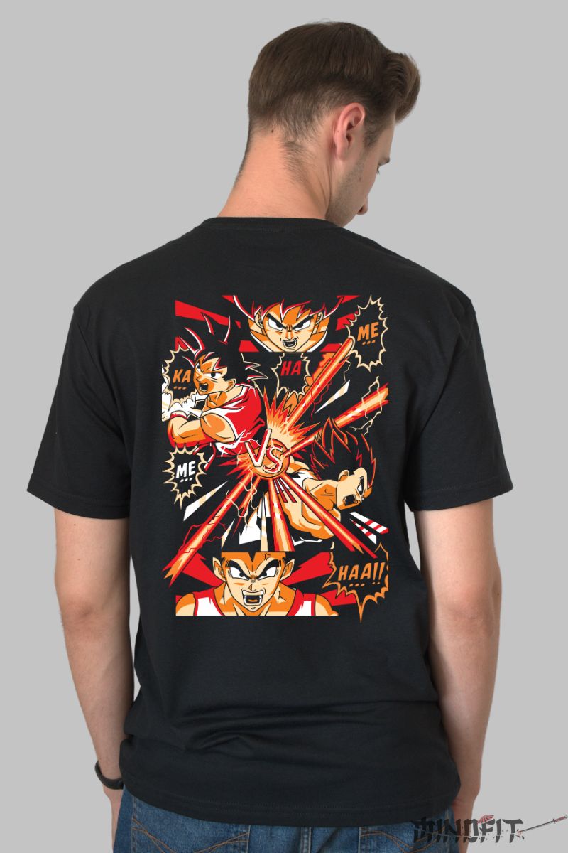 Tricou Anime Dragon Ball Son Goku Avenger barbat negru spate