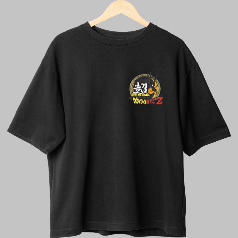 Tricou Anime Dragon Ball Son Goku Get On My Level negru fata