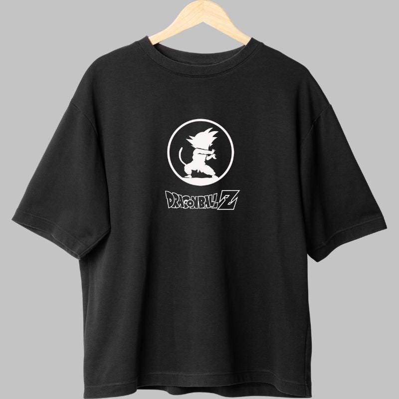 Tricou Anime Dragon Ball Son Goku Kakaroto negru fata