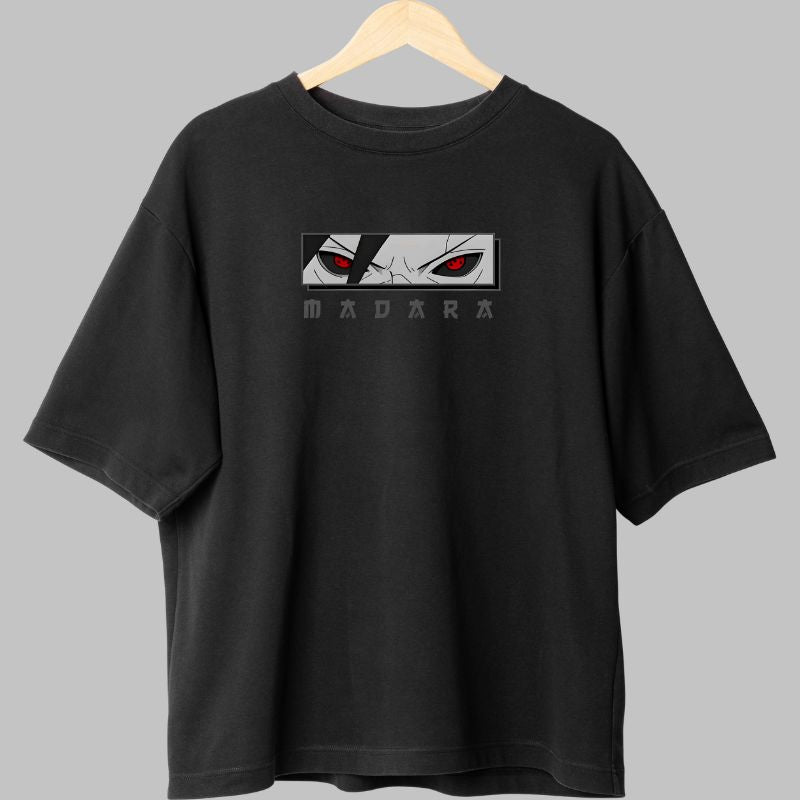 Tricou Anime Naruto Ghost Madara Of The Uchiha negru fata