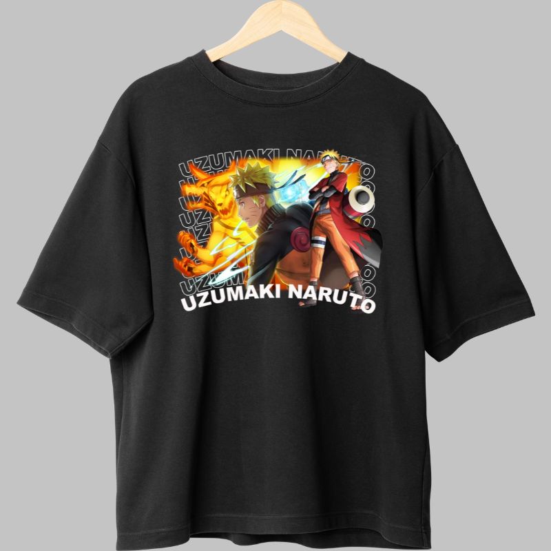 Tricou Anime Naruto Hero of The Hidden negru fata