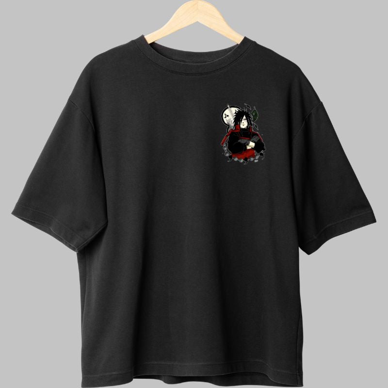 Tricou Anime Naruto Madara The Powerful negru fata