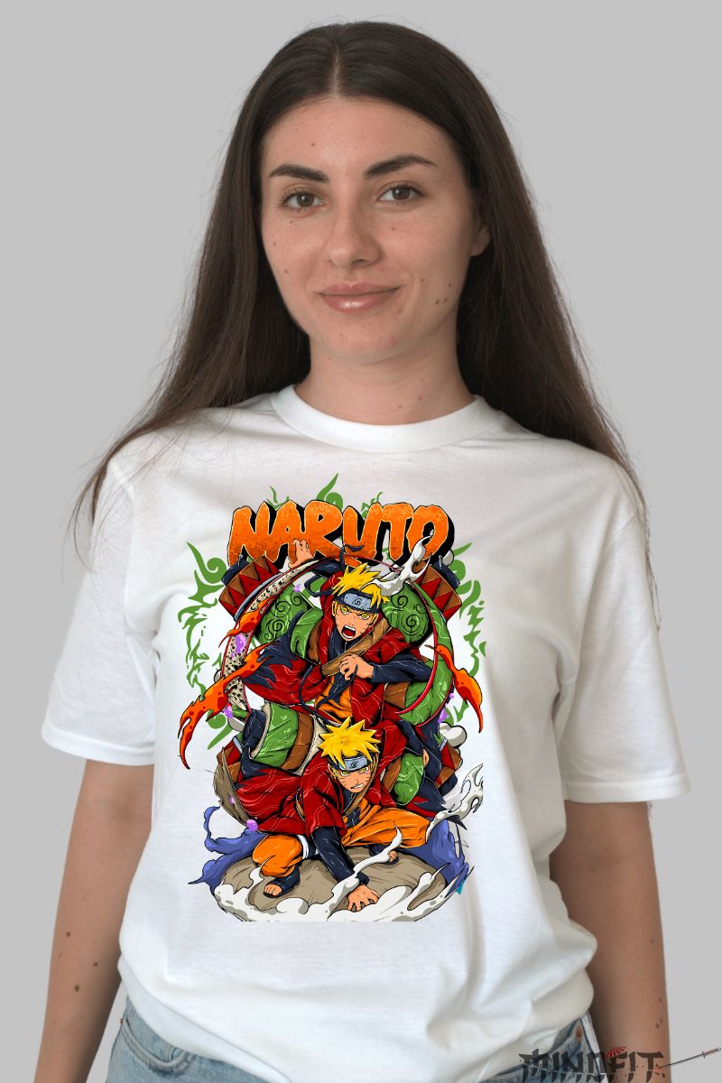 Tricou Anime Naruto Supreme Invocation dama alb fata