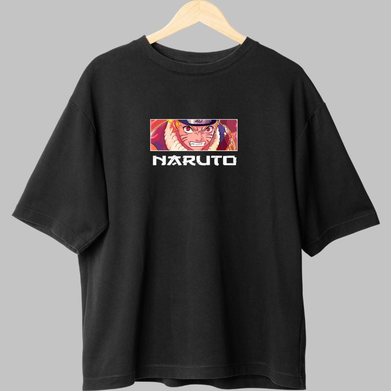Tricou Anime Naruto Team Konoha negru fata