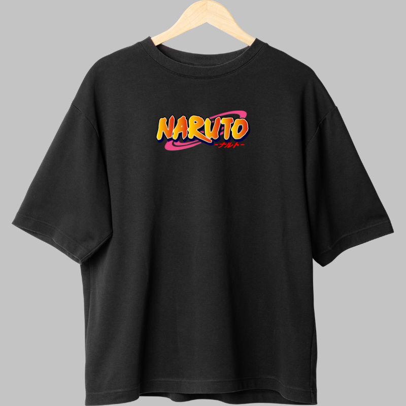Tricou Anime Naruto The Power Of Looks negru fata