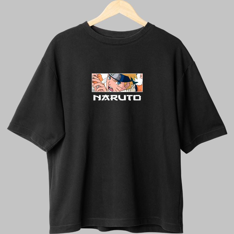 Tricou Anime Naruto To The Double negru fata