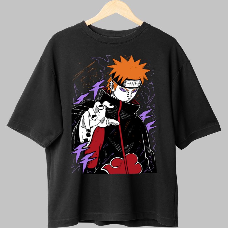 Tricou Anime Naruto "You Need To Understand Pain" negru fata