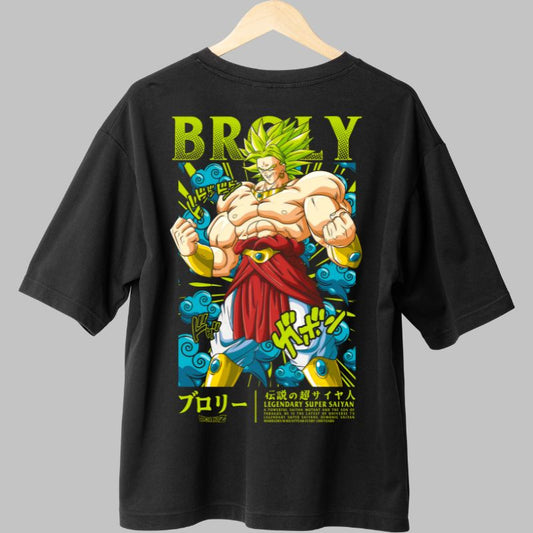 Tricou Anime Dragon Ball Broly The Legendary negru spate