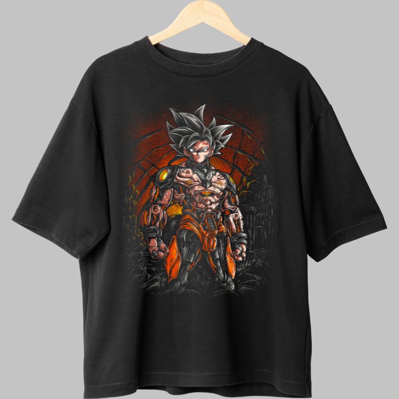 Tricou Dragon Ball Son Goku Boundless Power negru fata