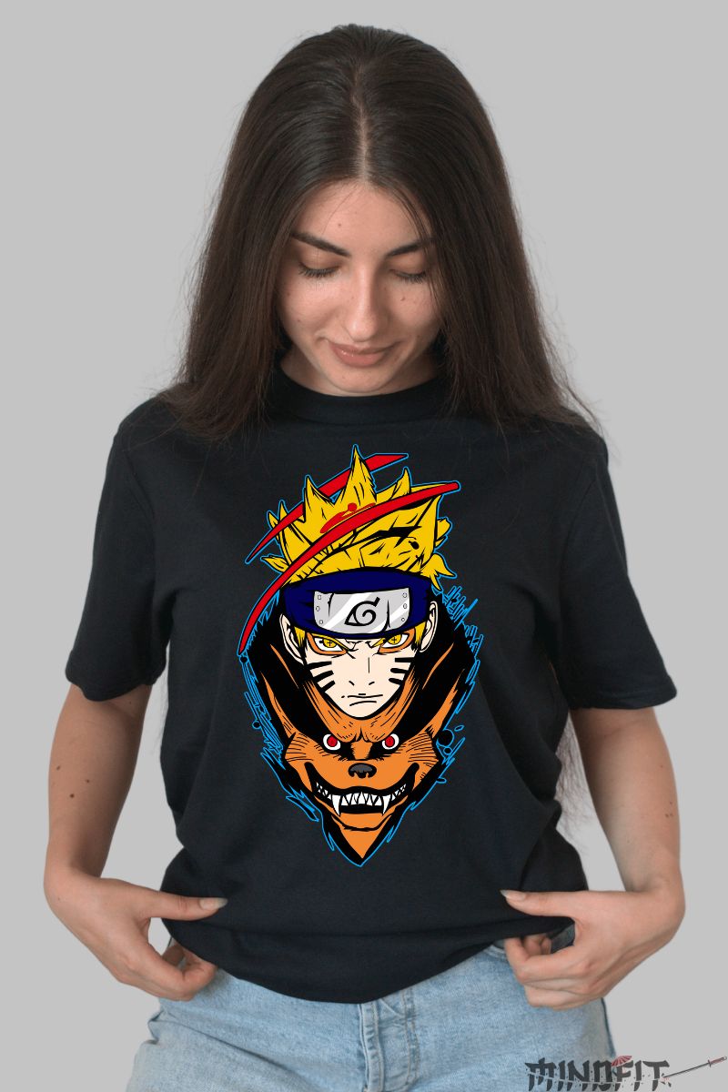 Tricou Naruto Best dama negru fata