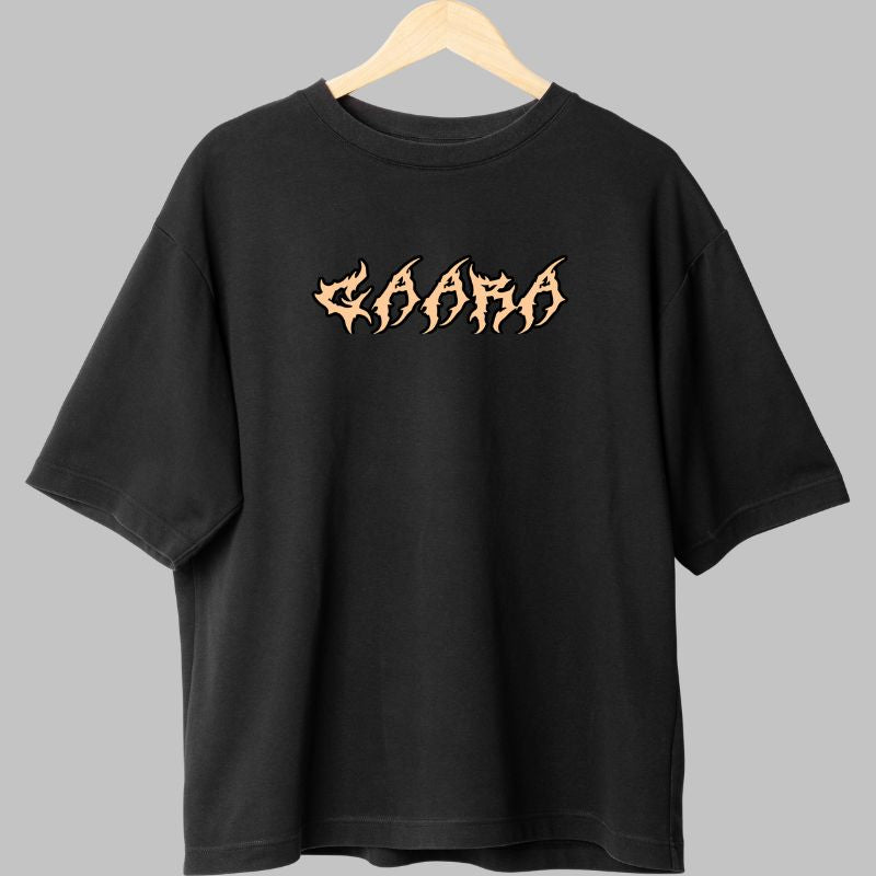 Tricou Naruto Gaara Desert Mania negru fata