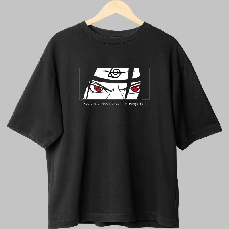 Tricou Naruto Itachi With Iconic Scenes negru fata