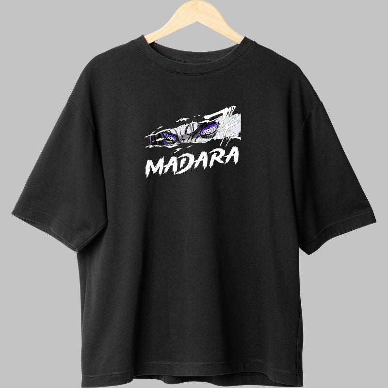 Tricou Naruto Madara The Victors Have Justice negru fata