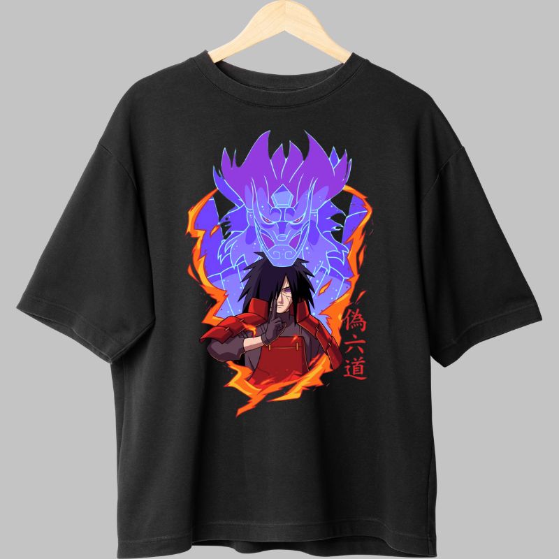 Tricou Naruto Mandra's Help negru fata