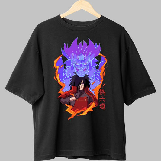 Tricou Naruto Mandra's Help negru fata