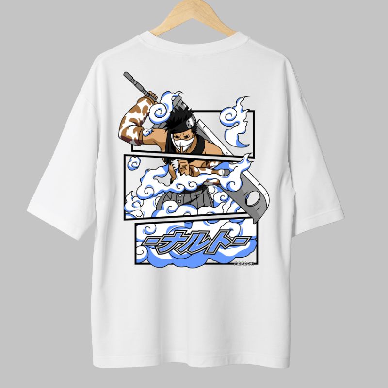 Tricou Naruto Zabuza Momochi Power alb fata