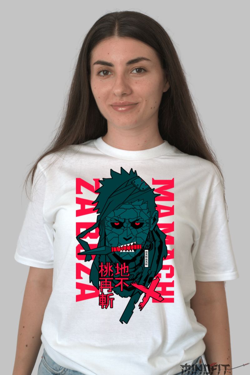 Tricou Naruto Zabuza Momochi dama alb fata