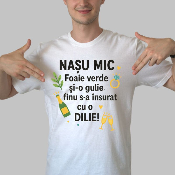 Tricou Nasu Mic – Mesaj Amuzant Fina Si Finu