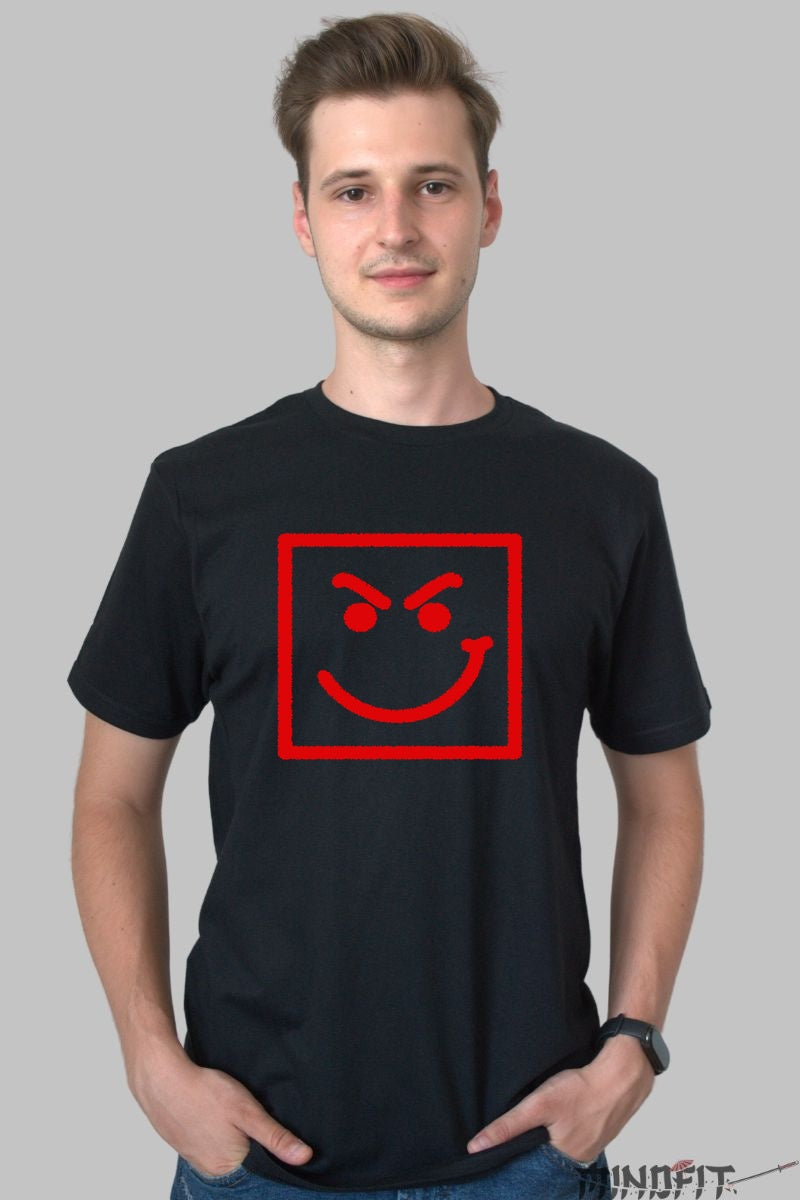 Tricou Rock Bon Jovi Smiley Iconic barbat negru