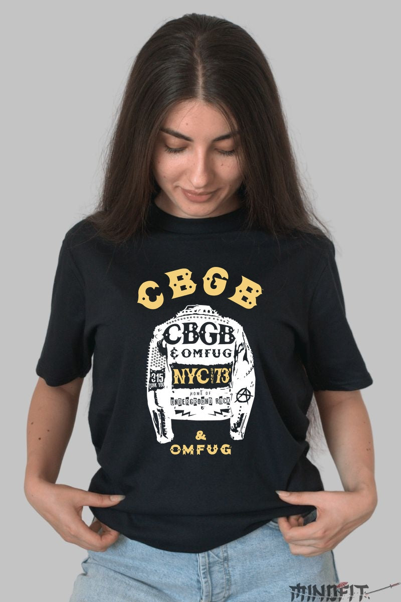 Tricou Rock – CBGB Biker Spirit dama negru