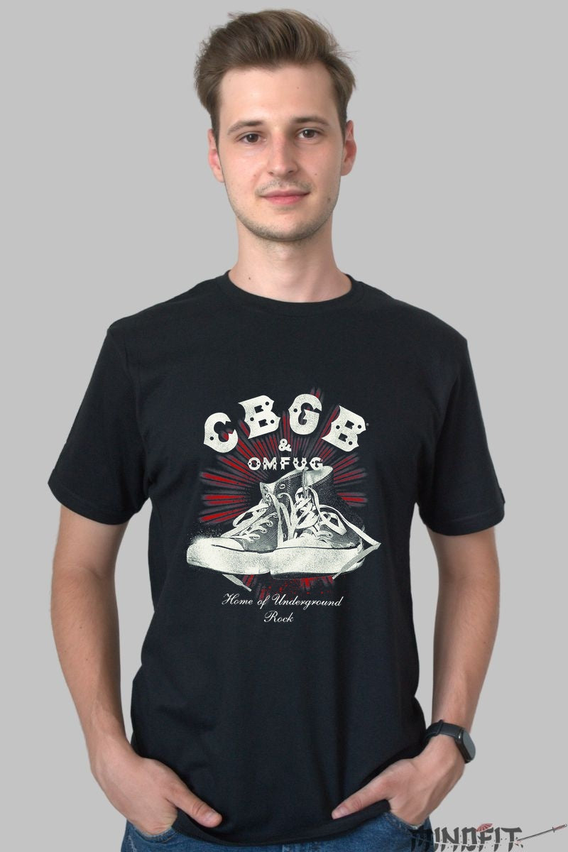 Tricou Rock – CBGB Underground Spirit barbat negru