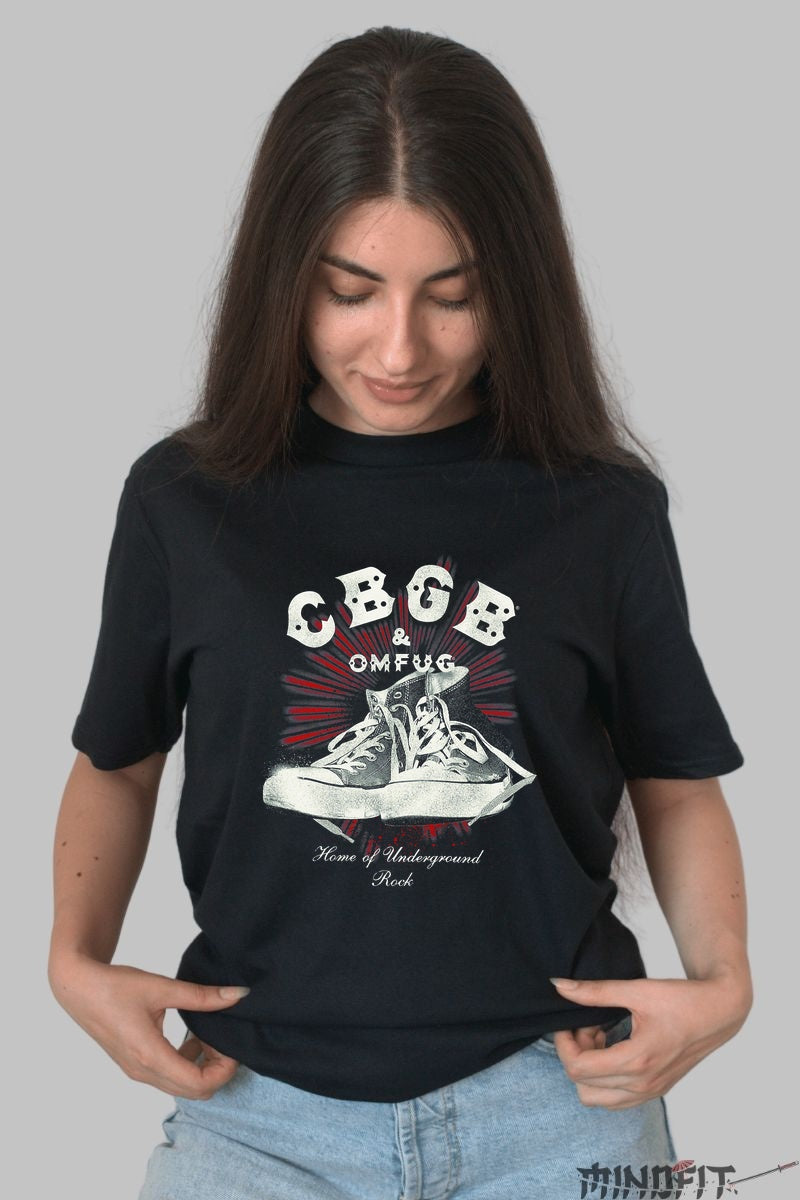 Tricou Rock – CBGB Underground Spirit dama negru