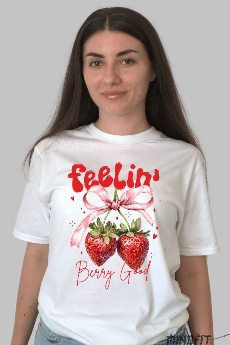 Tricou Vara Berry Good dama alb fata