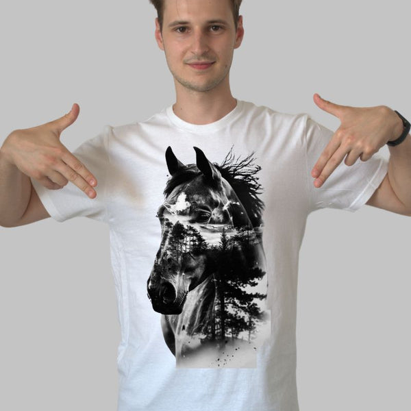 Tricou cu Cal "Inima Naturii"