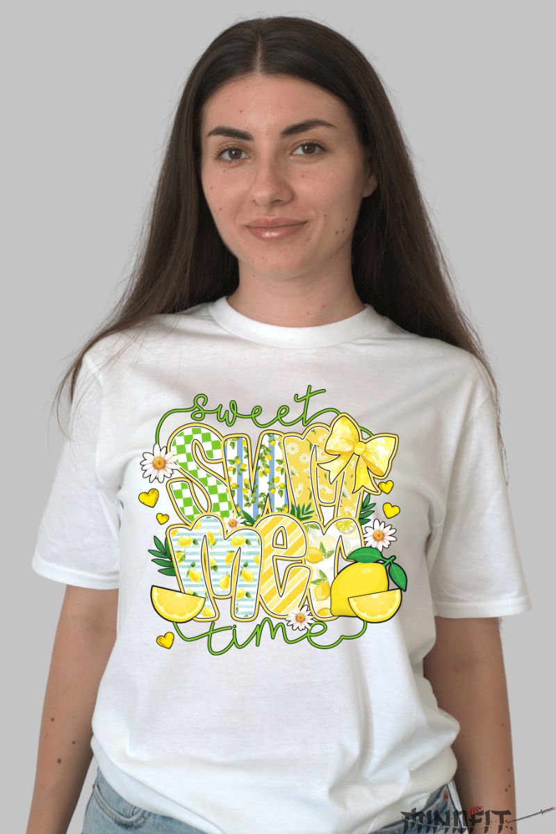 Tricou de Vara Fresh Look dama alb fata