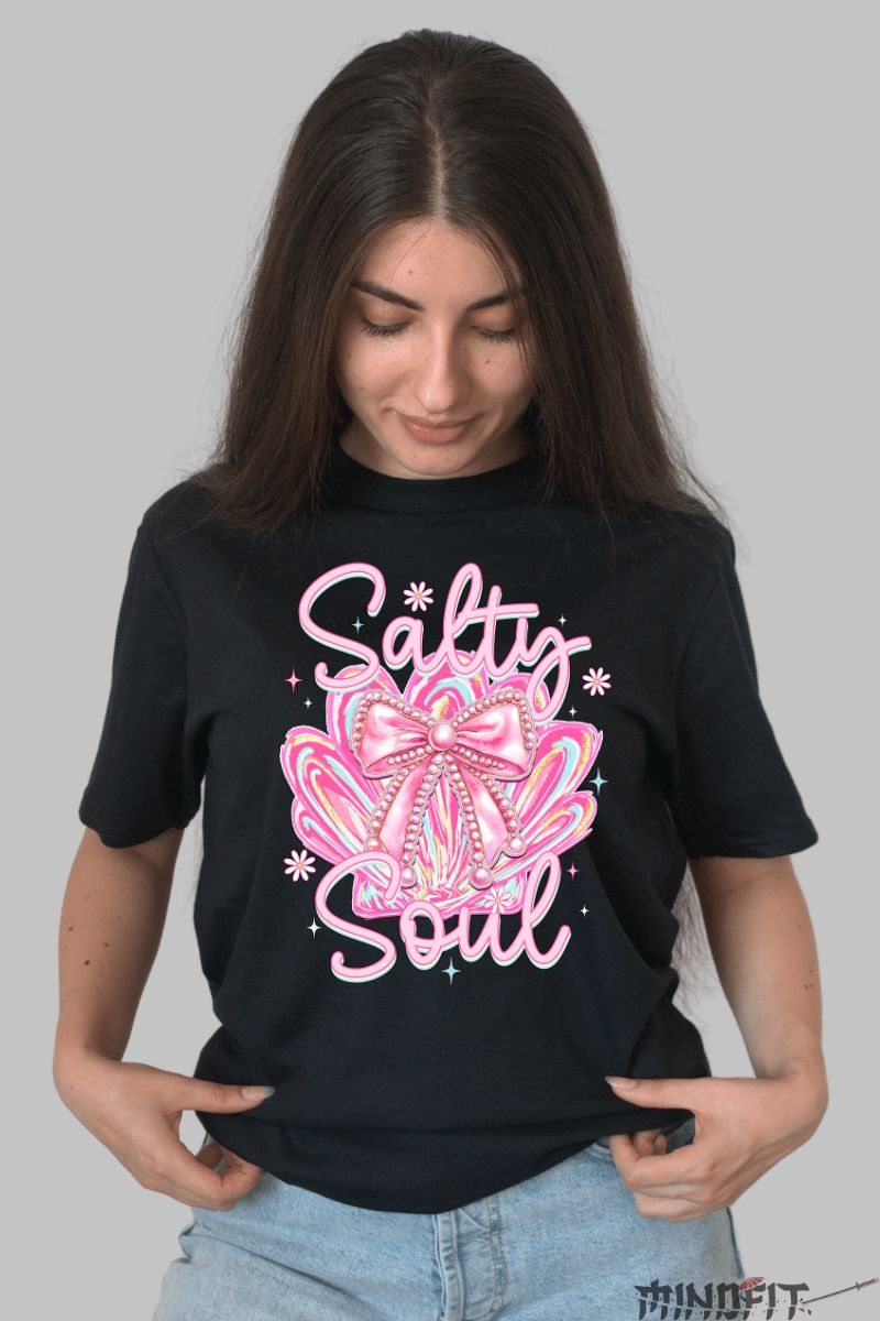 Tricou de Vara Salty Soul dama negru fata