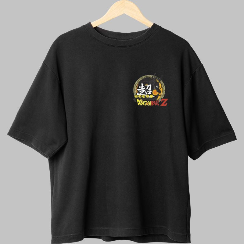 Tricou Dragon Ball Son Goku Samurai negru fata