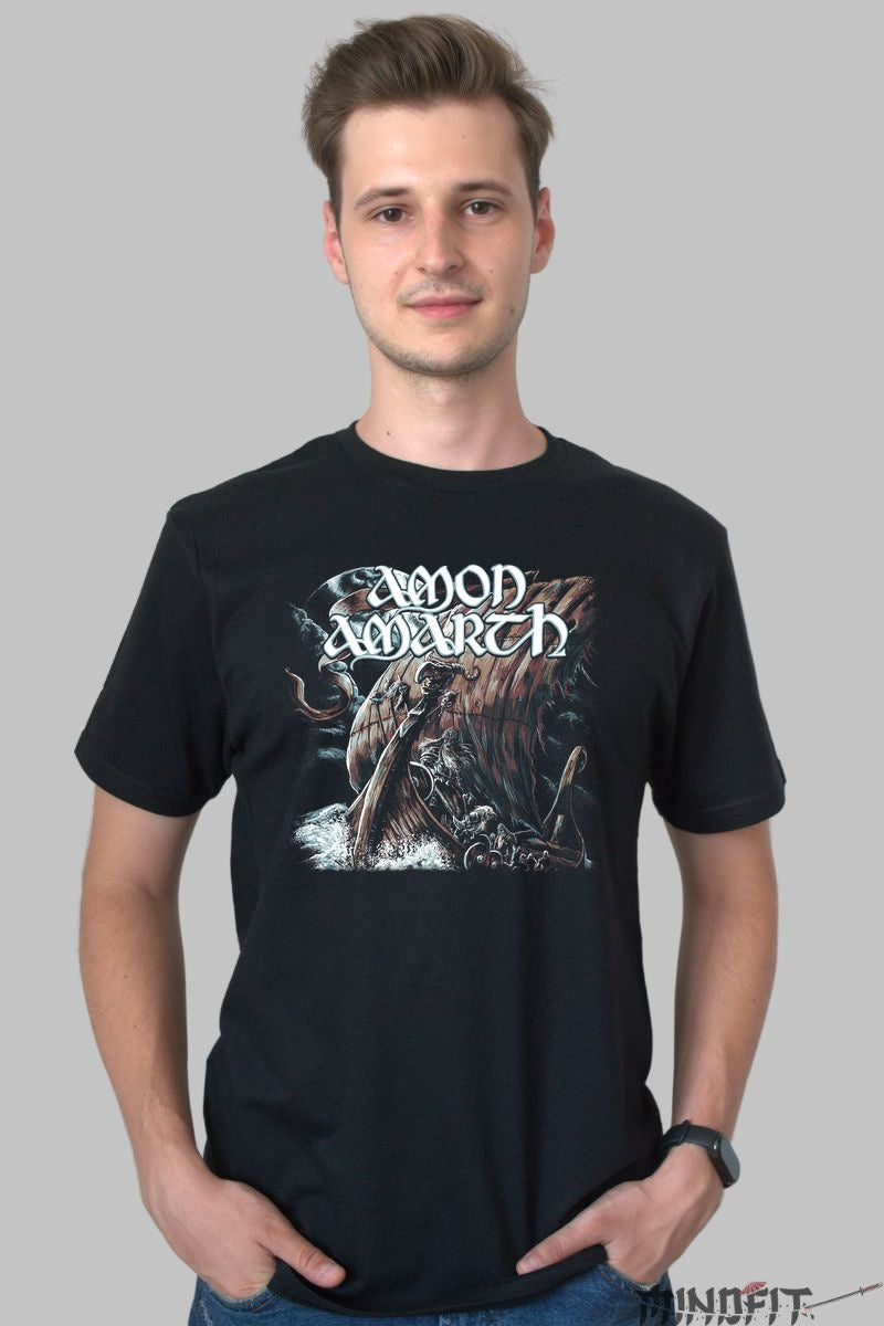 Tricou Amon Amarth - Viking Metal Legacy barbat negru