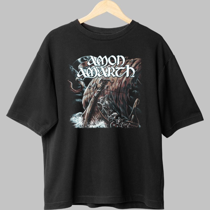 Tricou Amon Amarth - Viking Metal Legacy fata negru