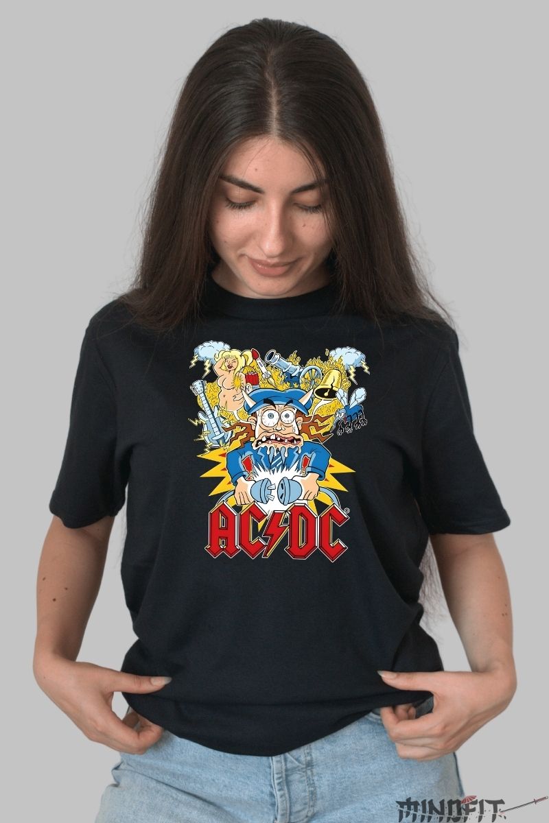 Tricou Anime Dark Fantasy - Spiritul Umbrei si Haosul Tentaculelor dama negru