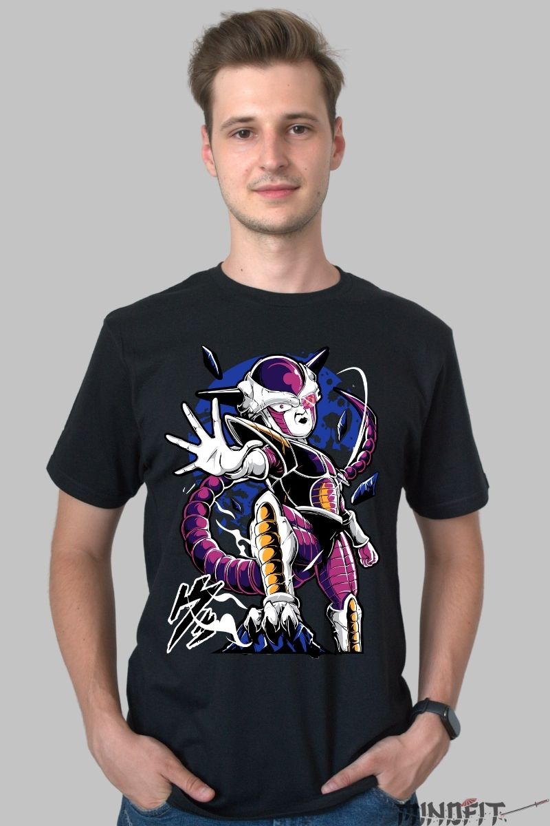 Tricou Anime Dragon Ball – Frieza Classic Destruction barbat negru