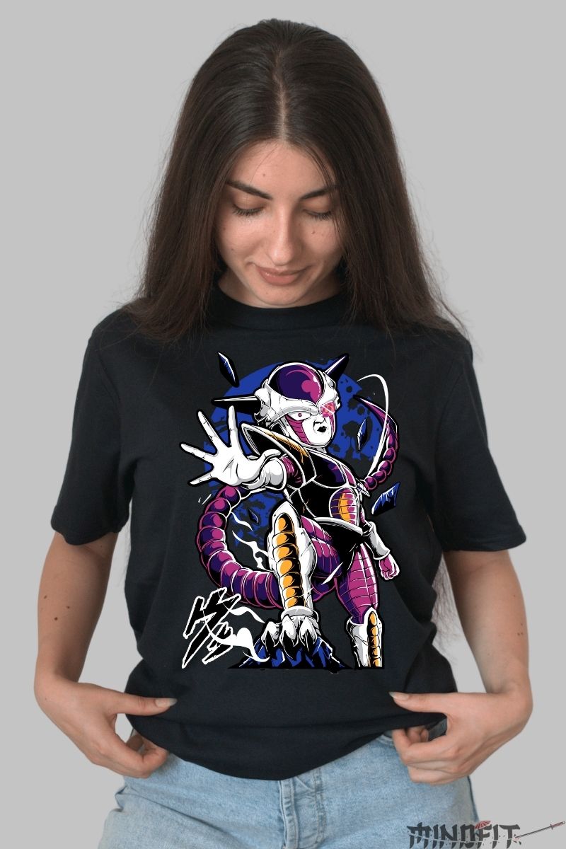 Tricou Anime Dragon Ball – Frieza Classic Destruction dama negru