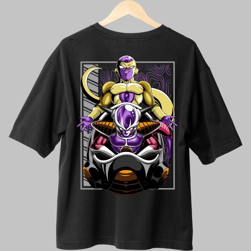 Tricou Anime Dragon Ball – Frieza Evolution negru fata