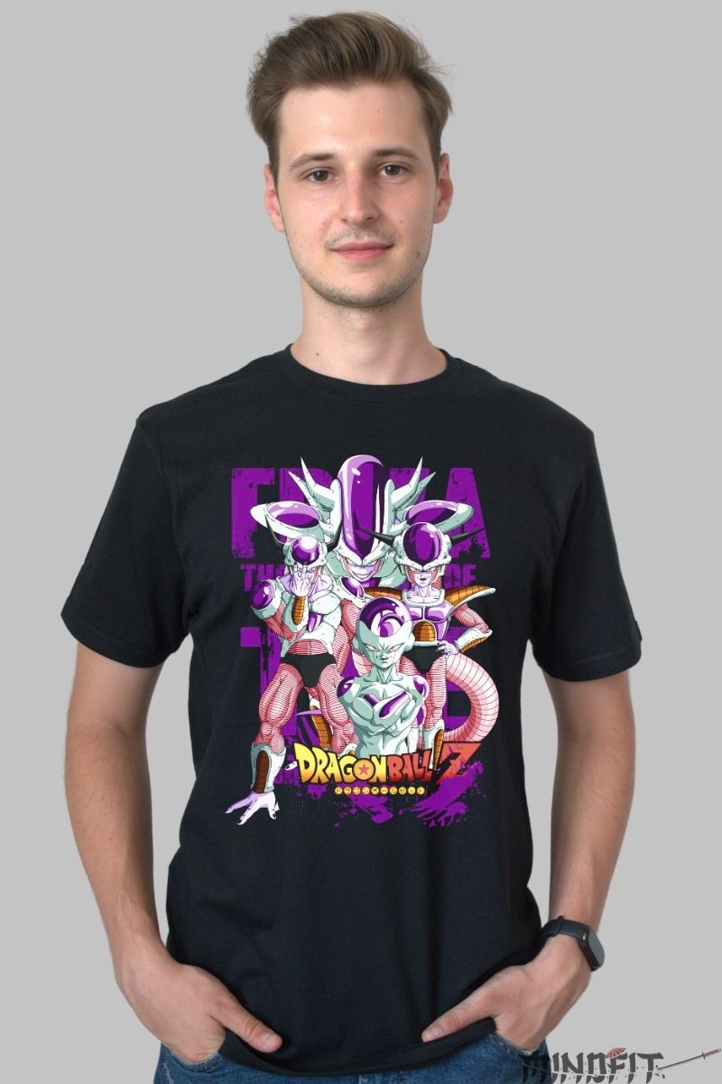 Tricou Anime Dragon Ball – Frieza Evolutions barbat negru