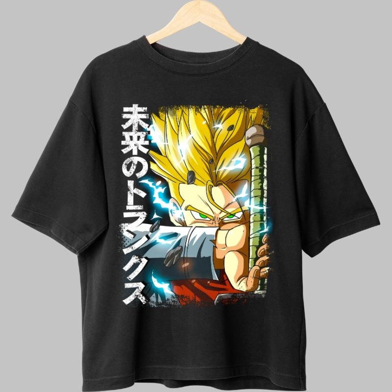Tricou Anime Dragon Ball – Future Trunks Super Saiyan Blade negru