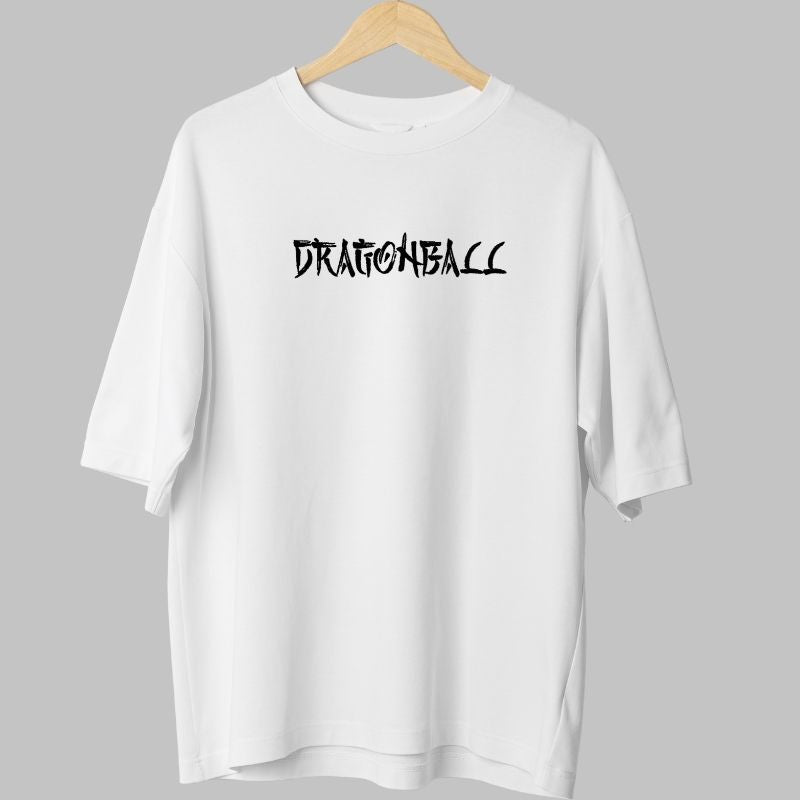 Tricou Anime Dragon Ball – Goku Manga Aura alb spate