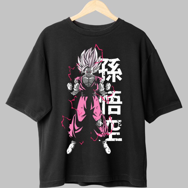 Tricou Anime Dragon Ball Goku Super Saiyan Power fata