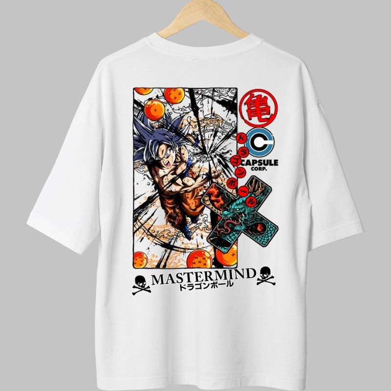 Tricou Anime Dragon Ball Goku Ultra Instinct Mastermind spate