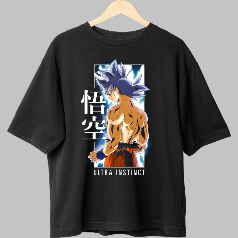 Tricou Anime Dragon Ball – Goku Ultra Instinct Power negru