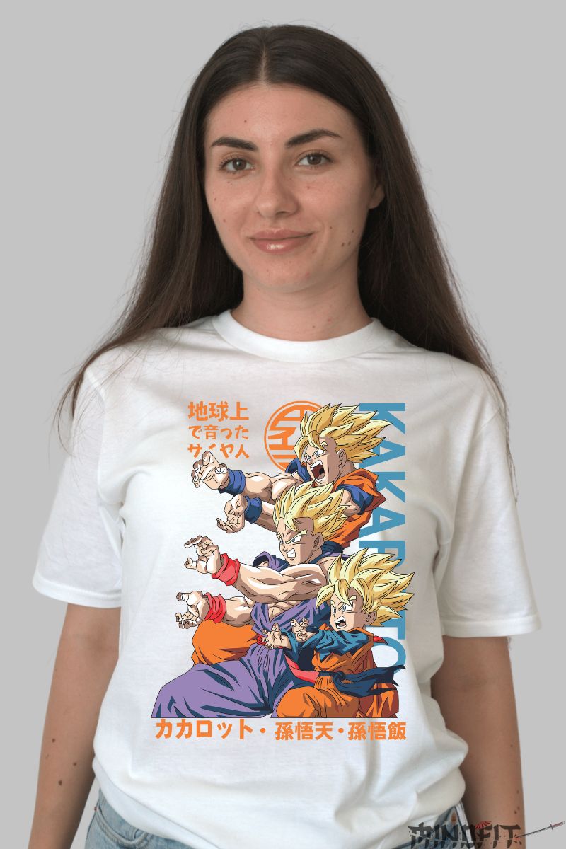 Tricou Anime Dragon Ball – Kakarot Legacy dama alb